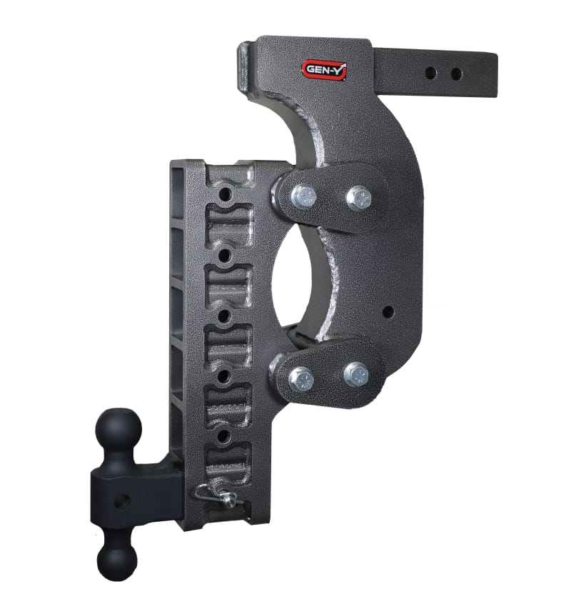 GEN-Y Hitch — Gen-Y The Boss Torsion-Flex 2.5in Receiver 21in Drop Hitch w/GH-061 Dual-Ball/Stabilizer Kit
Drop Hitch