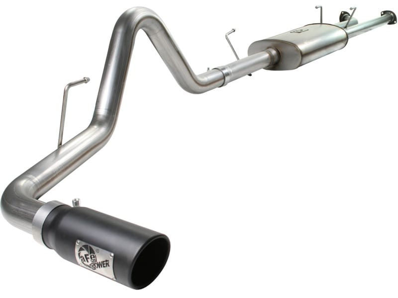 aFe — MACH Force-Xp 3 IN 409 Stainless Steel Cat-Back Exhaust System w/Black Tip
MACHForce XP Cat-Back SS-409 Exhaust System