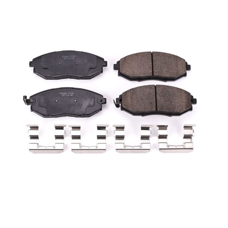 PowerStop — PowerStop - Z17 Low-Dust Ceramic Brake Pads with Hardware