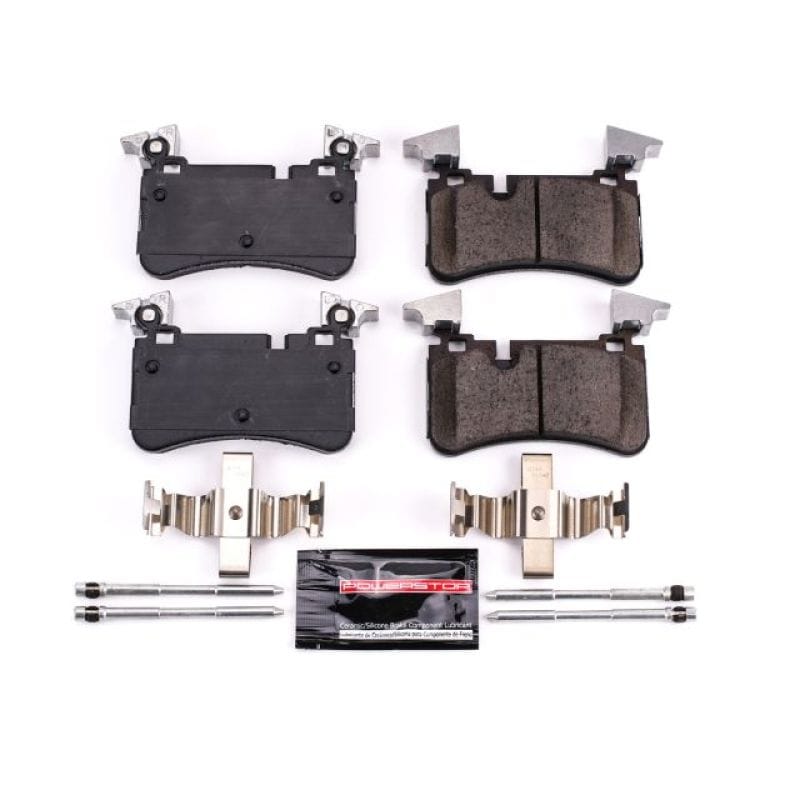 PowerStop — PowerStop - Z23 Daily Driver Carbon-Fiber Ceramic Brake Pads with Hardware Kit
