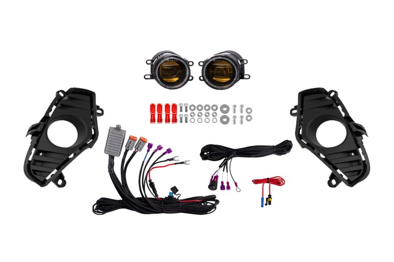 Diode Dynamics — Diode Dynamics 19-22 Toyota RAV4 Elite Series Add-On Fog Lamp Kit - Yellow