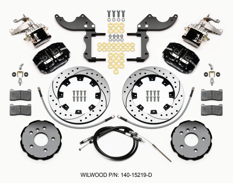 Wilwood — KIT,REAR,MINI COOPER 2014-15,NDPR/MC4 12.19 ROTOR,SRP,W/LINES/CABLES