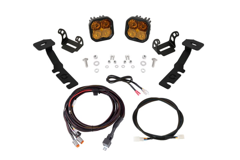 Diode Dynamics — Diode Dynamics 19-25 Toyota RAV4 SS3 LED Ditch Light Kit - Pro Yellow Combo