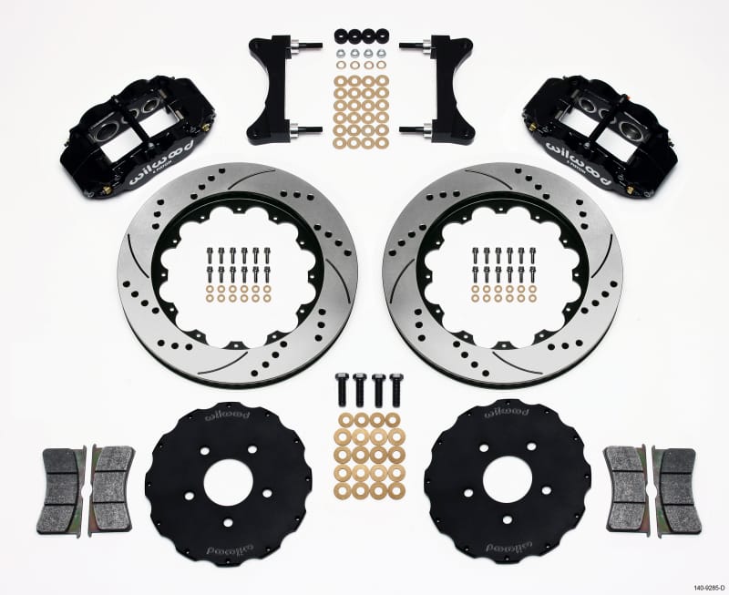 Wilwood — KIT,FRONT,MITSUBISHI EVO VIII,FNSL6R 14.00 ROTOR,PERFORMANCE DRILLED