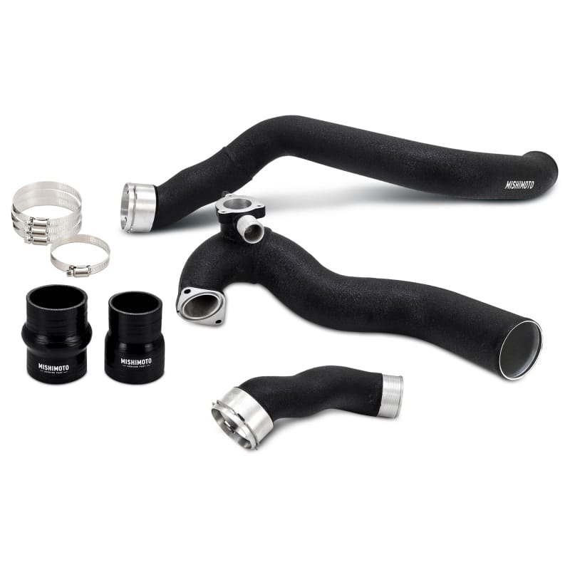 Mishimoto — Mishimoto 2024+ Ford Mustang EcoBoost Charge Pipes - Wrinkle Black
Intercooler Pipe Set