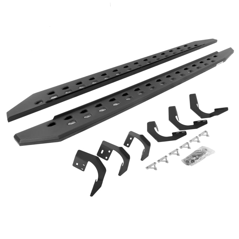 Go Rhino — RB20 Slim Line Running Boards with Mounting Brackets Kit