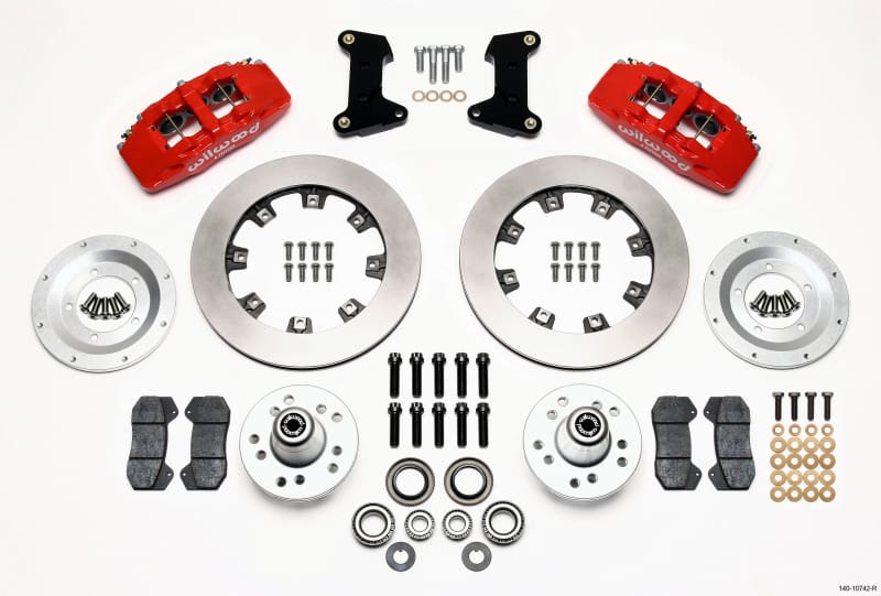 Wilwood — KIT,FRONT,PINTO/MUSTANG II 74-78,DP6 12.19 ROTOR,RED