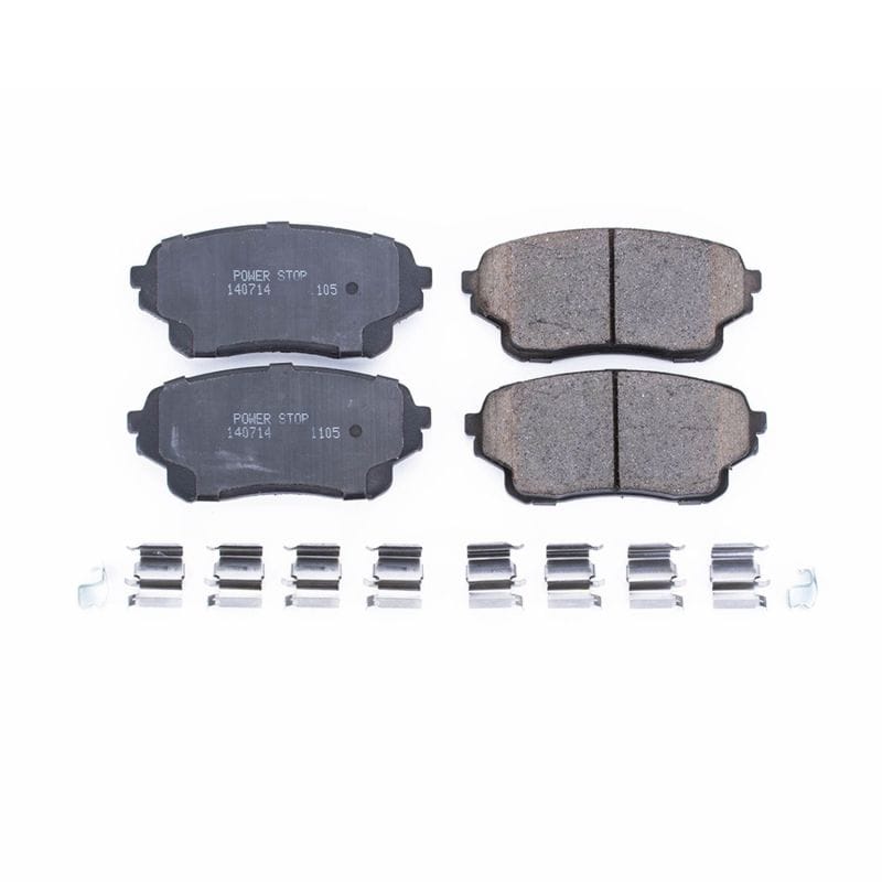 PowerStop — PowerStop - Z17 Low-Dust Ceramic Brake Pads with Hardware