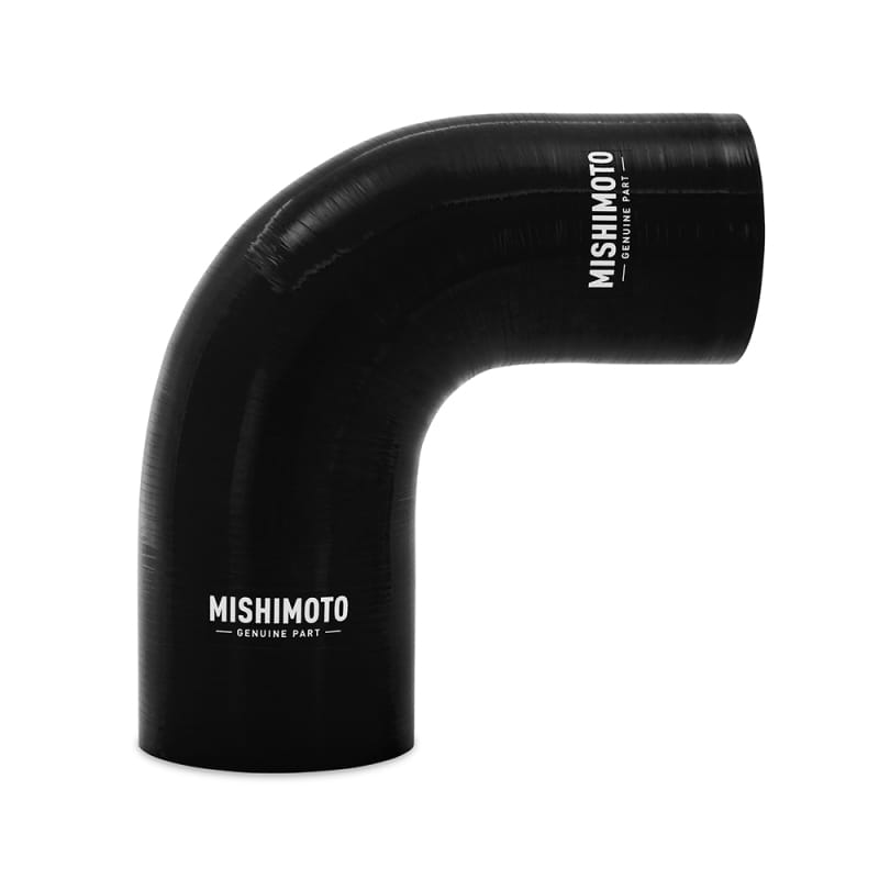 Mishimoto — 90-Degree Transition Coupler, Black, Silicone, 2.75in to 3.00in