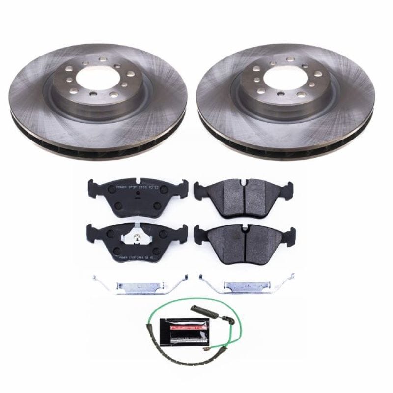PowerStop — Track Day Spec High-Performance Brake Pad and Rotor Kit