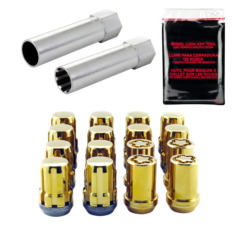 McGard — Tuner Style Cone Seat Wheel Installation Kit-Gold