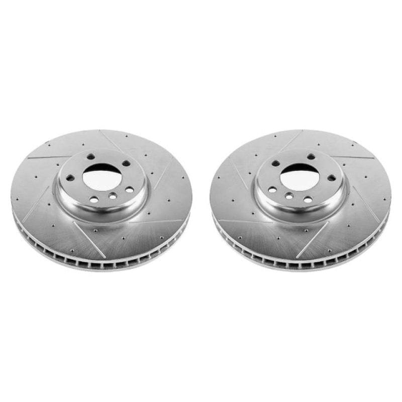 PowerStop — PowerStop Evolution Performance Drilled, Slotted & Plated Brake Rotor Pair