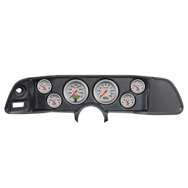AutoMeter — GAUGE KIT, 6 PC, CAMARO 70-78, TACH/MPH/FUEL/OILP/WTMP/VOLT, ULTRA-LITE