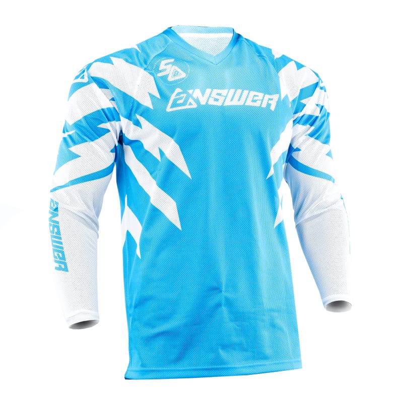 Answer — 26 LE Syncron Rizz Vented Jersey Cyan/White/Black - XS