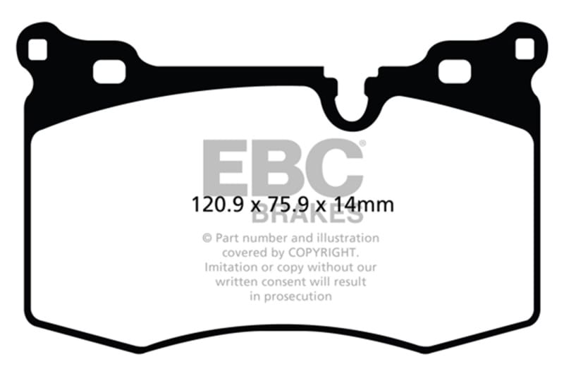 EBC — Redstuff Ceramic Low Dust Brake Pads