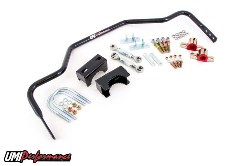 UMI Performance — 3044-275 - 1978-1988 GM G-Body 1” Tubular Rear Sway Bar, Chassis Mounted