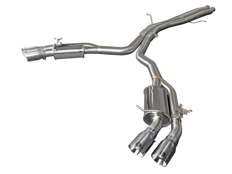 aFe — MACH Force-Xp 3 IN to 2-1/2 IN Stainless Steel Axle-Back Exhaust System Polish