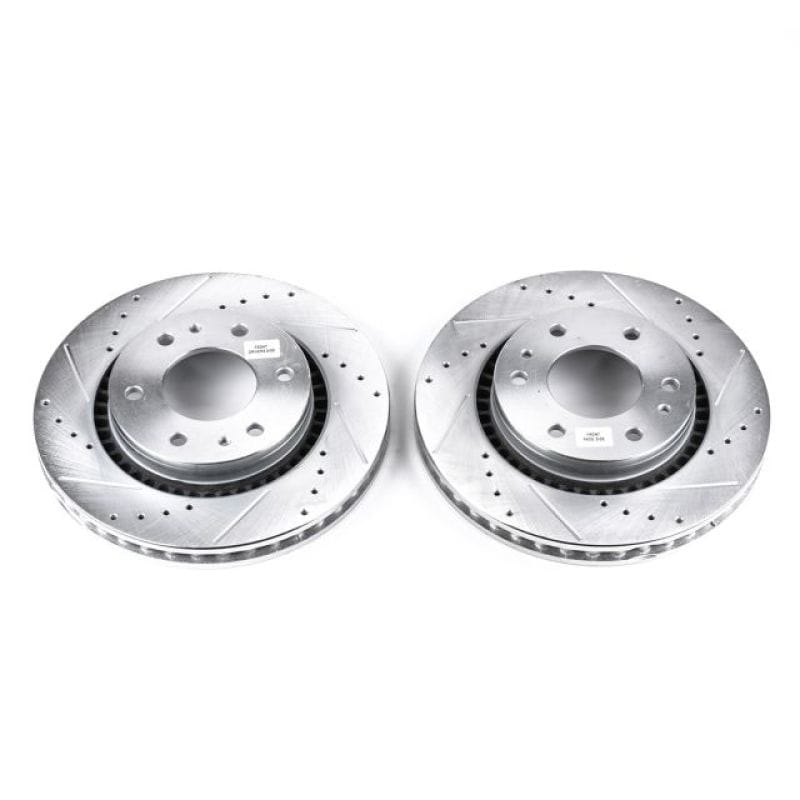 PowerStop — PowerStop Evolution Performance Drilled, Slotted & Plated Brake Rotor Pair