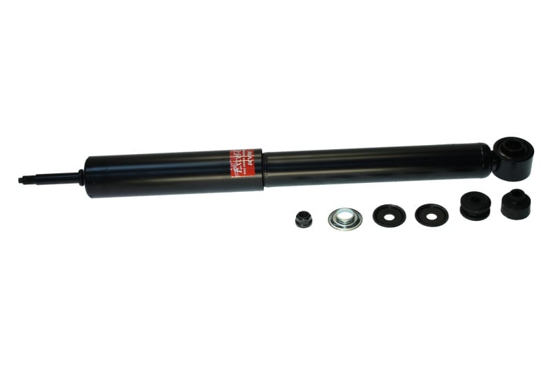 KYB — Ride Comfort may be important, but restoring a vehicles Ride Control, stability, stopping, lane change responsiveness and handling is critical. KYB Excel-G Shocks and Struts are designed for the most important performance purpose: Restoring the vehicles original capabilities. KYB is a world leading supplier of shocks and struts to new vehicle manufacturers and the Excel-G is made on the very same KYB OE assembly lines, uses the same OE quality components and is calibrated to restore original, de
Gas Shock