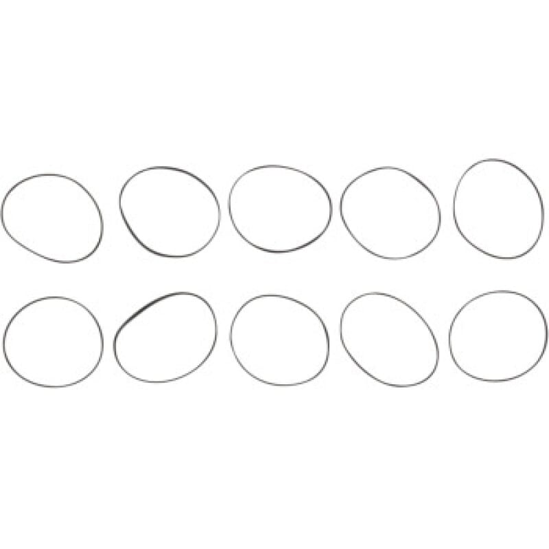 Cometic Gasket — Cometic Harley-Davidson 1977-90 All Xl Oil Pump Cover Lathe Cut Ring Seal, 25Pk