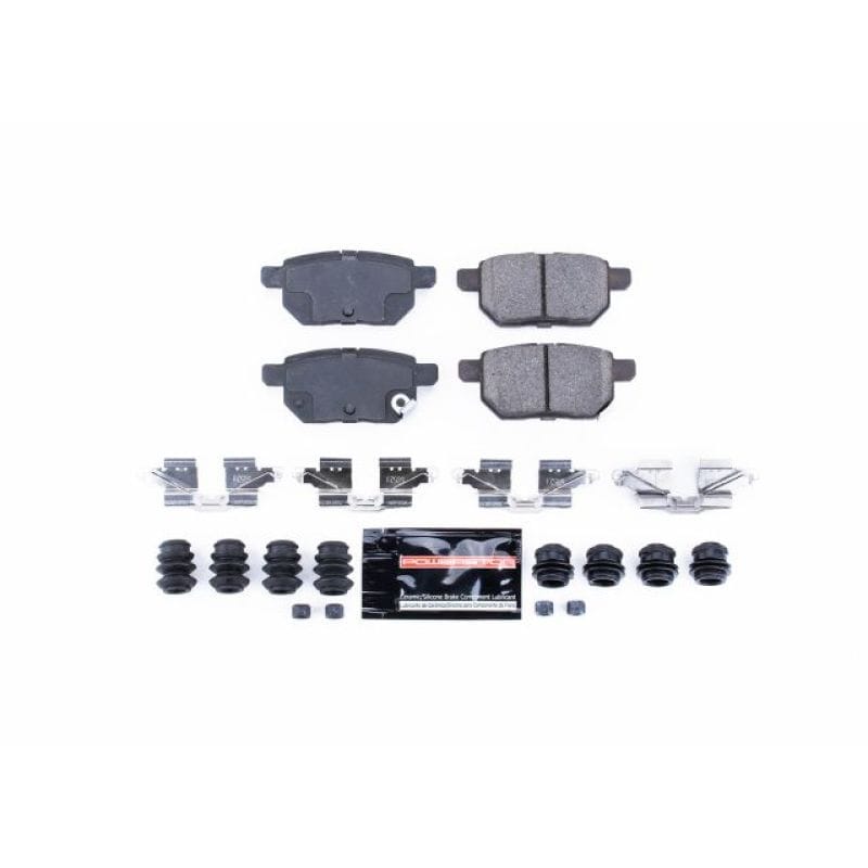 PowerStop — PowerStop - Z23 Daily Driver Carbon-Fiber Ceramic Brake Pads with Hardware Kit