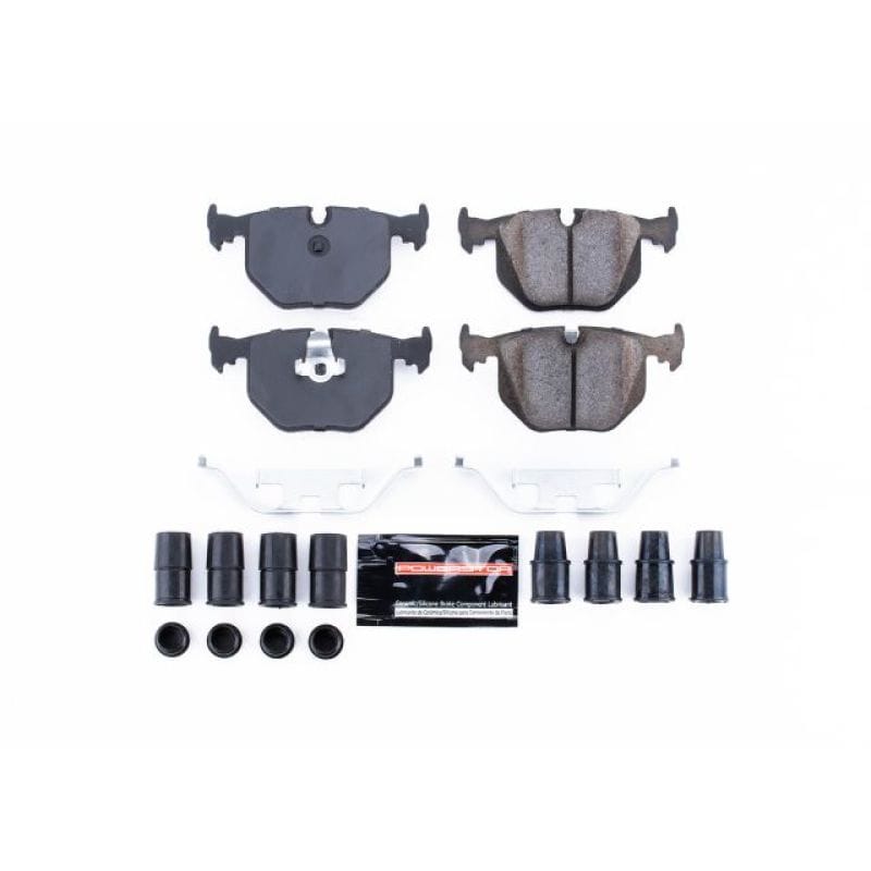 PowerStop — PowerStop - Z23 Daily Driver Carbon-Fiber Ceramic Brake Pads with Hardware Kit