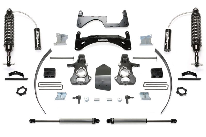 Fabtech — 6" BASIC SYS W/ DL 2.5 & 2.25 14-18 GM C/K1500 P/U W/ OE FORG STL UCA
Basic Lift System w/Shocks