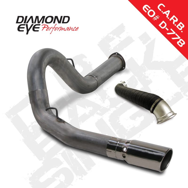 Diamond Eye Performance — Diamond Eye KIT 5in DPF-BACK Single w/ TDP SS 07.5-10 Chevy/GMC 6.6L Duramax 2500/3500
KIT; 5in.; DPFS; SS