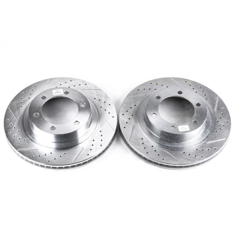 PowerStop — PowerStop Evolution Performance Drilled, Slotted & Plated Brake Rotor Pair