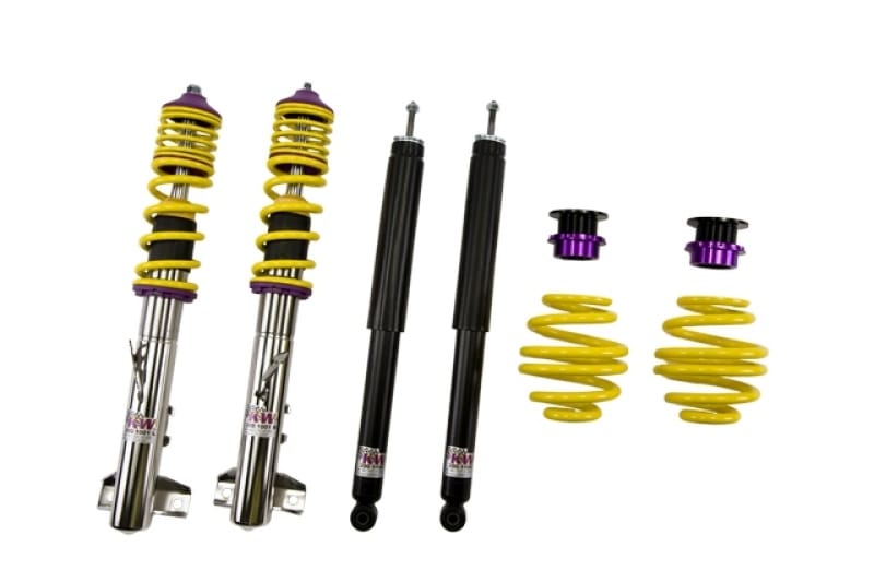 KW — Height adjustable stainless steel coilover system with pre-configured damping
KW COILOVER KIT V1 - 10220016