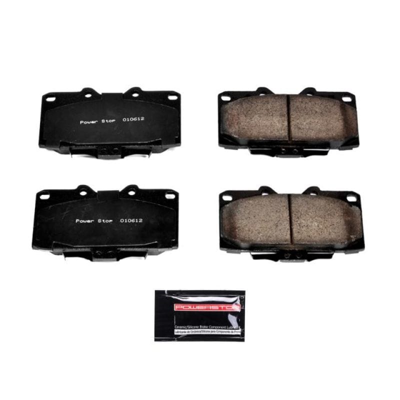 PowerStop — PowerStop - Z23 Daily Driver Carbon-Fiber Ceramic Brake Pads with Hardware Kit