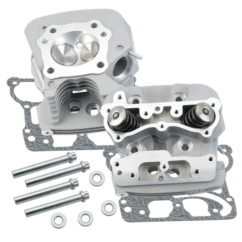S&S Cycle — S&S Cycle 2006 Dyna Super Stock 91cc Cylinder Heads - Silver