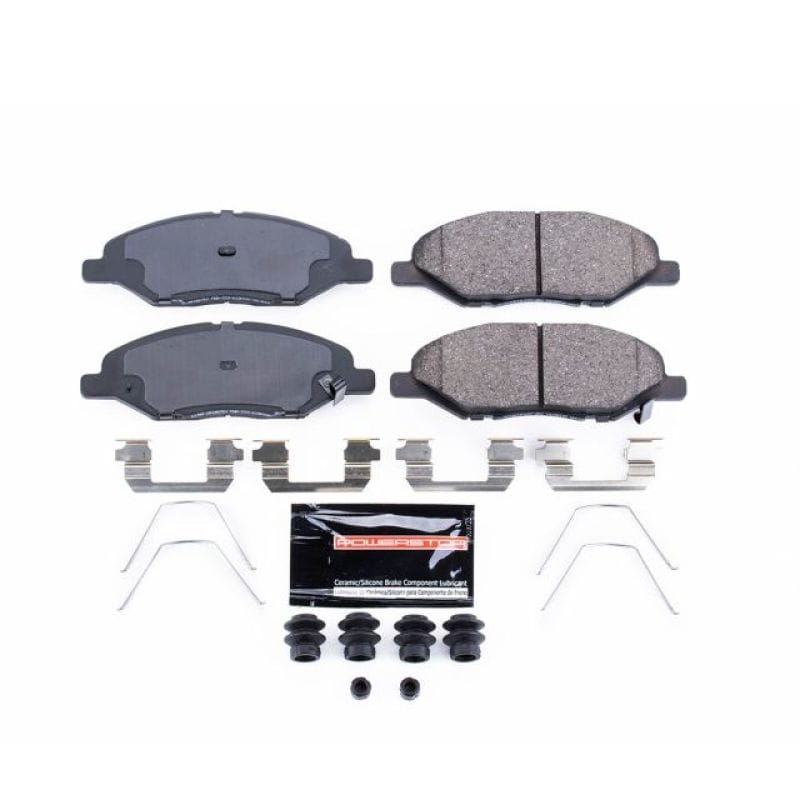 PowerStop — PowerStop - Z23 Daily Driver Carbon-Fiber Ceramic Brake Pads with Hardware Kit