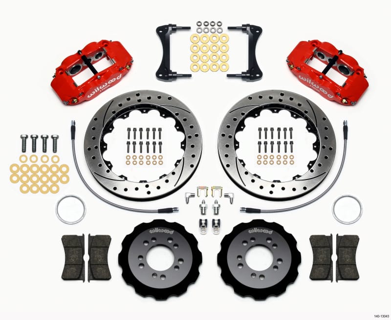 Wilwood — KIT,FRONT,HYUNDAI GENESIS COUPE,10-13 FNSL6R,13.06x1.25,SRP,RED,W/LINES