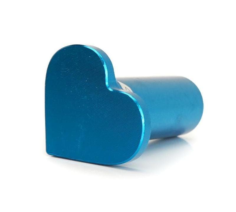 NRG — NRG Heart Shape Drift Button Toyota 86/Subaru WRX/STI/Mazda - Blue