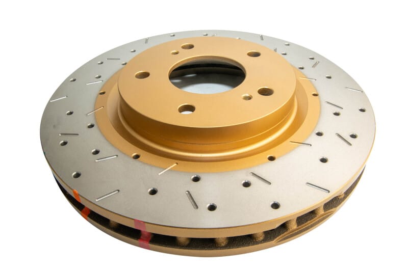 DBA — 4000 Series Rotor - Cross Drilled/Slotted Uni-Directional Rotor
Front 4000 Series XS Gold Brake Rotor