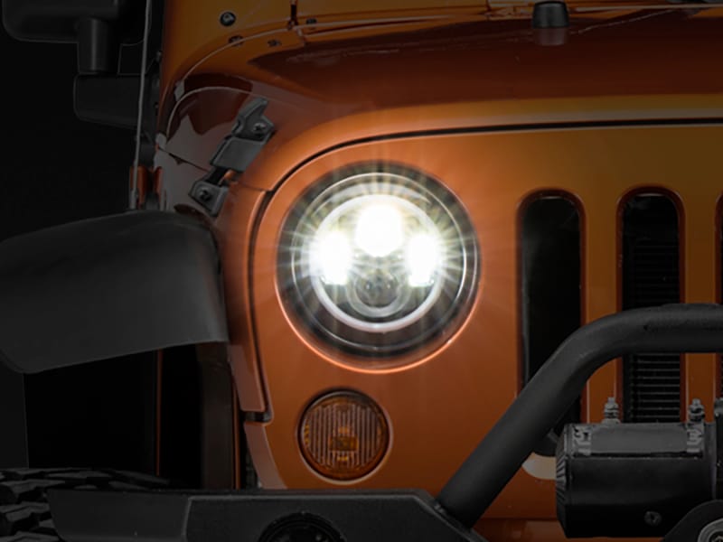 Raxiom — Axial Series LED Halo Headlights with DRL and Amber Turn Signals