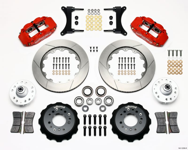 Wilwood — KIT,FRONT,G-BODY,80-87,FNSL6R,14.00 ROTOR,VENTED,RED