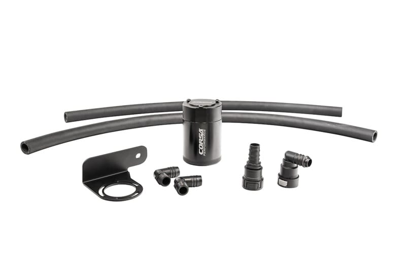 CORSA Performance — CORSA Performance 3 oz. aluminum oil catch can with mounting bracket