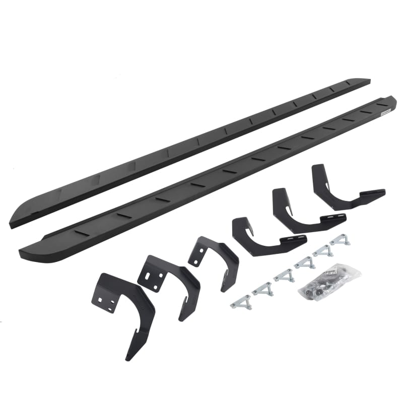 Go Rhino — RB10 Slim Line Running Boards with Mounting Brackets Kit
