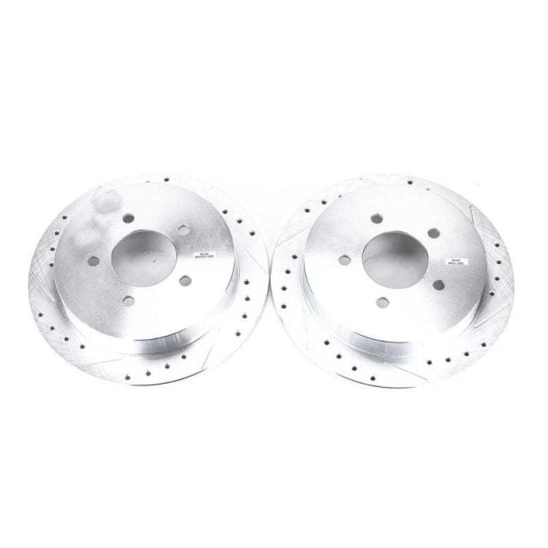 PowerStop — PowerStop Evolution Performance Drilled, Slotted & Plated Brake Rotor Pair