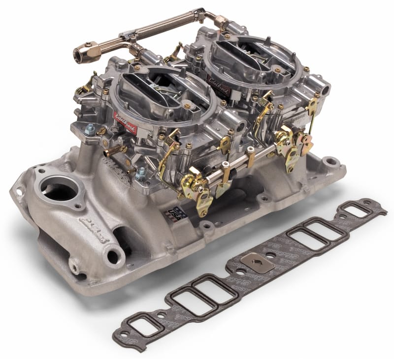 Edelbrock — RPM Air-Gap Dual-Quad Intake Manifold/Carburetor Kit