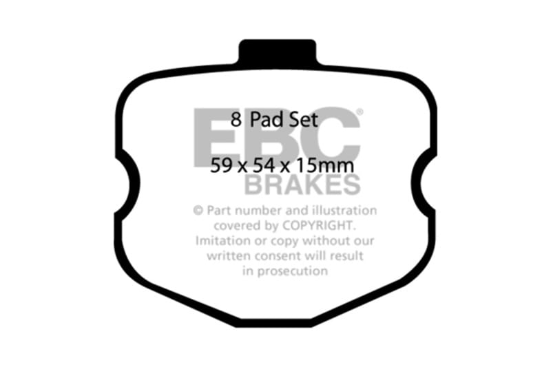 EBC — Redstuff Ceramic Low Dust Brake Pads