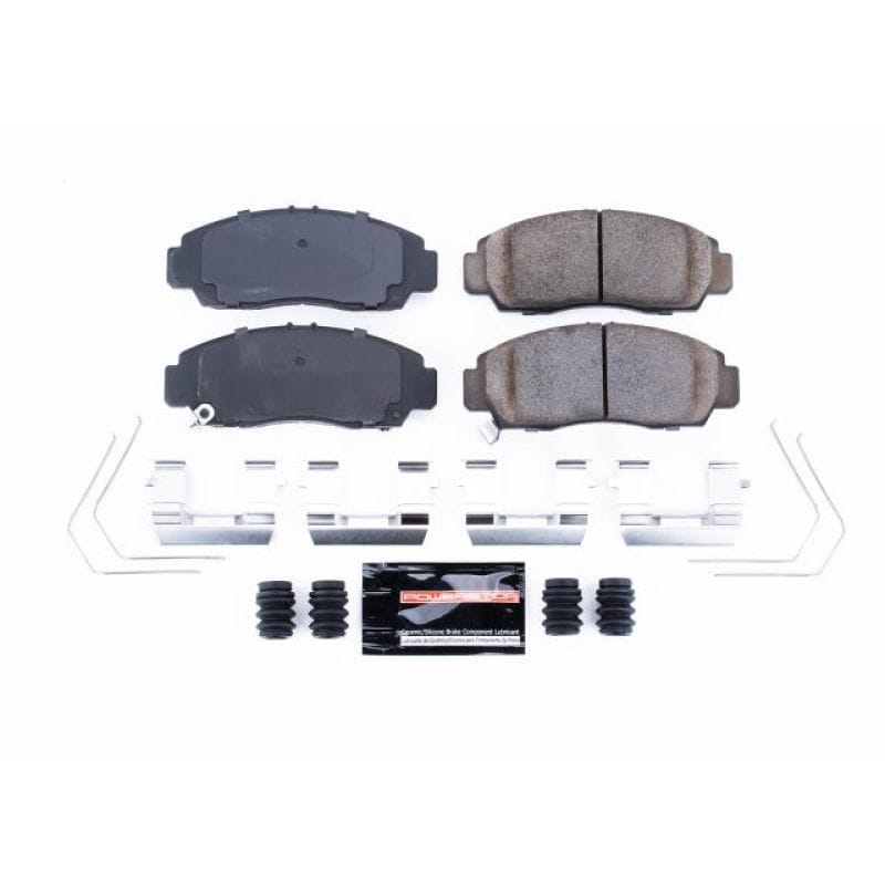 PowerStop — PowerStop - Z23 Daily Driver Carbon-Fiber Ceramic Brake Pads with Hardware Kit