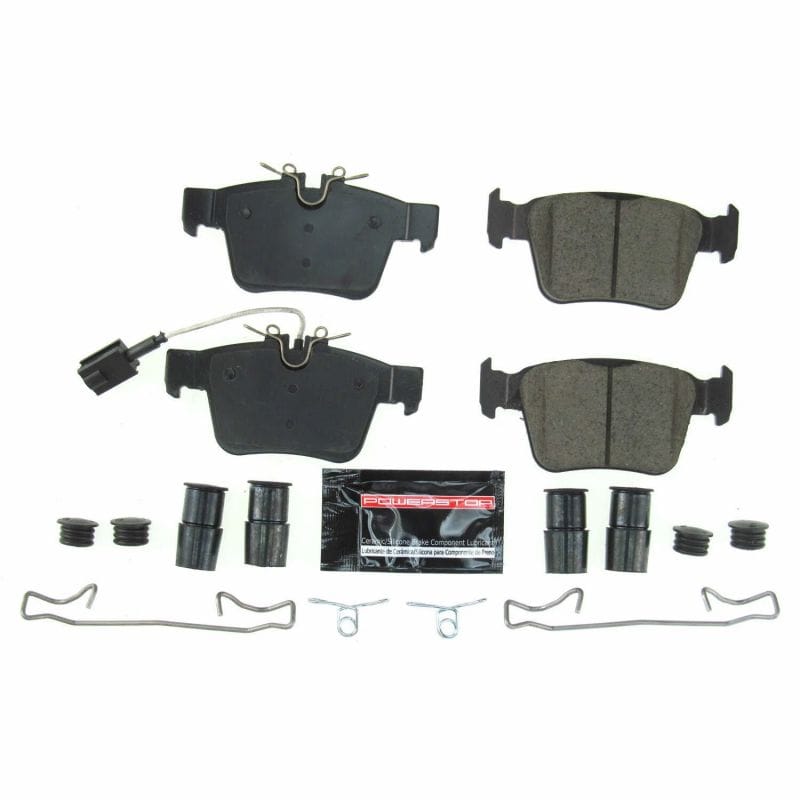 PowerStop — PowerStop - Z23 Daily Driver Carbon-Fiber Ceramic Brake Pads with Hardware Kit