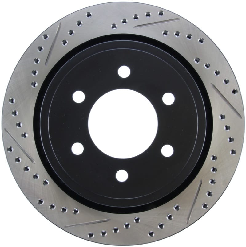 Stoptech — StopTech Sport Drilled & Slotted Brake Rotor; Rear Right
StopTech Sport Drilled/Slotted Brake Rotor; Rear Right
StopTech Sport Drilled/Slotted Disc