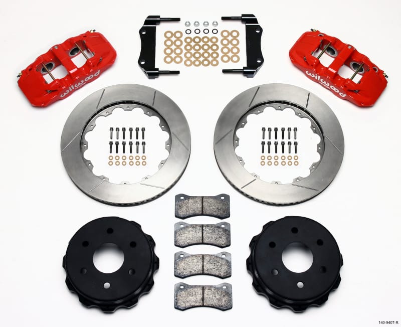 Wilwood — KIT,REAR,GM TRK/SUV,1500,99-UP,OE 1 PISTON CALIPER,14.25 ROTOR,RED