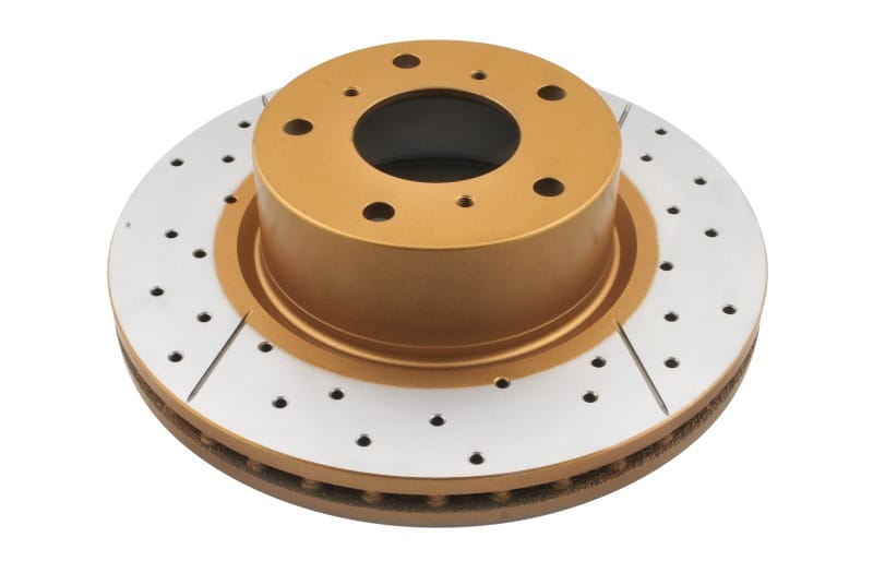 DBA — Street Series Rotor - Cross Drilled/Slotted Uni-Directional Rotor
Front Street Series XGold Brake Rotor