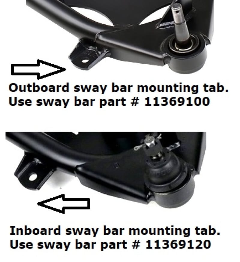 Ridetech — Front sway bar for 1963-1987 C10. For use with Ridetech arms (previous design).