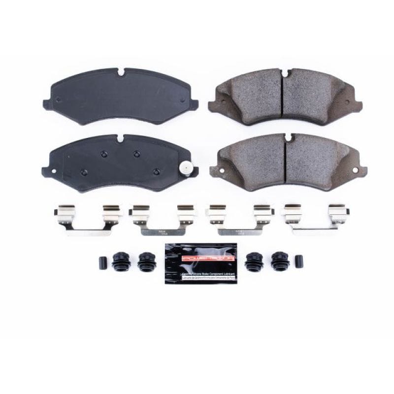 PowerStop — PowerStop - Z23 Daily Driver Carbon-Fiber Ceramic Brake Pads with Hardware Kit